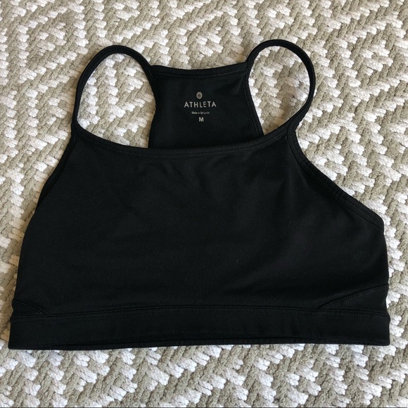 Athleta Other - ATHLETA | Black Medium Sports Bra Workout Gym Yoga